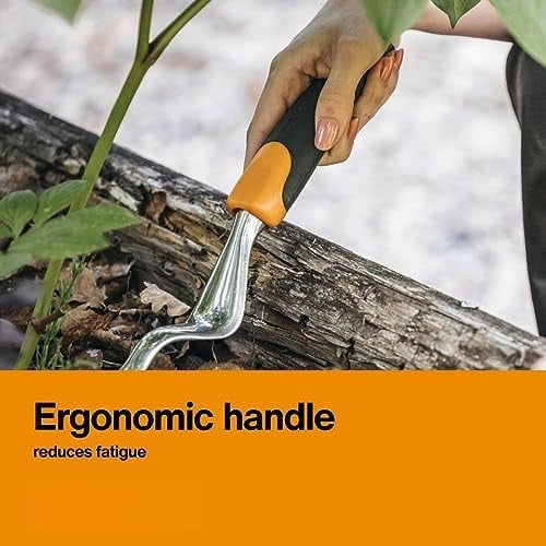 Ergo Weeder Tool for Weeding, Heavy Duty Gardening Hand Tool with Ergonomic Handle and Hanging Hole for Storage, Remove Weeds and Roots like Dandelions and Thistles