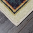 thumbnail image 2 of Mohawk Home Prismatic Klester Rust Traditional Ornamental Oriental Precision Printed Area Rug, 8'x10', Blue & Orange, 2 of 4