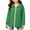 Green, variant on Kureaily Girls Solid Rain Jacket For Kids Outdoor Outerwear All Weather Coat Easy On/Off De ,kids waterproof zip up jacketSize 5-6 Years ,Black