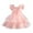Pink, variant on ZACPNCV Girl Flower Dress Flower Design Princess Wedding Dress for Toddler and Baby Girl Beige 3-4 Years