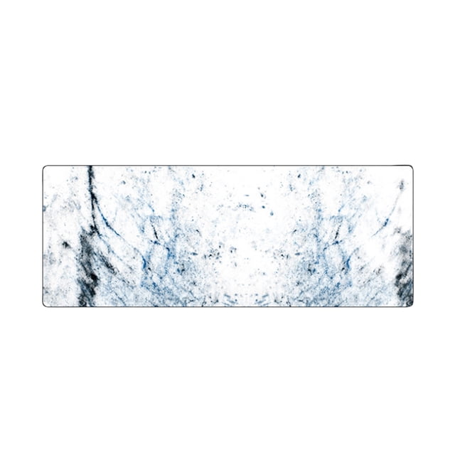 Alfombrilla de ratón extra grande de mármol, alfombrilla de ratón extendida para ordenador, antideslizante, sin bordes, alfombrilla de escritorio para teclado Eigraketly JJ24859-01