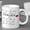 White, variant on Teacher's Apple Design 11oz Ceramic Mug, Ideal Novelty Gift For Teachers Birthday Christmas Summer Holiday Home Office Coffee Tea Drinkware