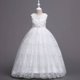 thumbnail image 1 of Vestido de niña, vestido de princesa, vestido de novia largo para niñas medianas y grandes, vestido de tutú de encaje, chaleco, vestido infantil, 1 of 6