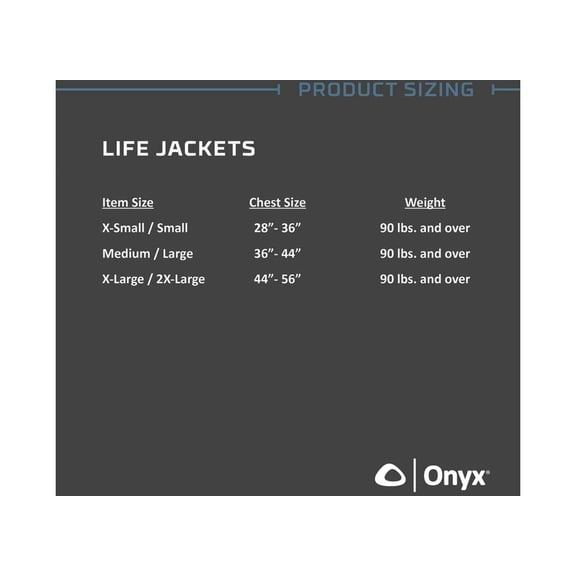 Onyx AirSpan Breeze Life Jacket - Blue M/L