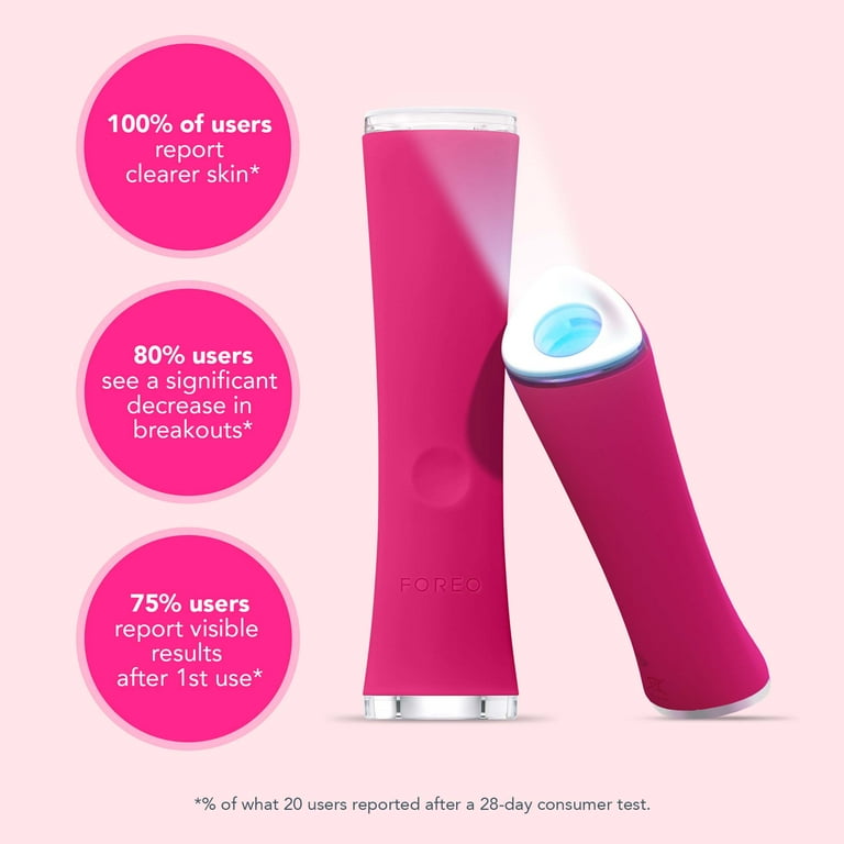 Foreo ESPADA Acne Clearing Blue LED Light Pen, Fuchsia - Walmart.com