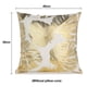 thumbnail image 2 of 2 fundas de almohada doradas para abrazar el hogar, cojín de sofá de felpa corto súper suave, no incluye almohada central, 2 of 5
