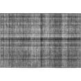 thumbnail image 2 of Addison Rugs Mayfield Washable Transitional Plaid Gray Rectangle Rug, 1'8" x 2'6", 2 of 5