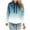 Light Blue, variant on UAMVSH Plus Size Hoodies for Women Gradient Long Sleeve Oversized Sweatshirt Fall Winter Casual Hooded Tops with Pocket