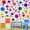 Colorful, variant on Colorful Inspirational Wall Stickers, Letter Wall Sticker Quote Alphabet Removable Wall Decals Positive Paint Splatter Wall Stickers for Classroom School Bedroom Playroom Nursery Wall Decor