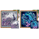 thumbnail image 1 of Kit Punto Cruz Pavo Real Impreso Hilo Algodón Ecológico Bordado 11CT 50x50cm, 1 of 8
