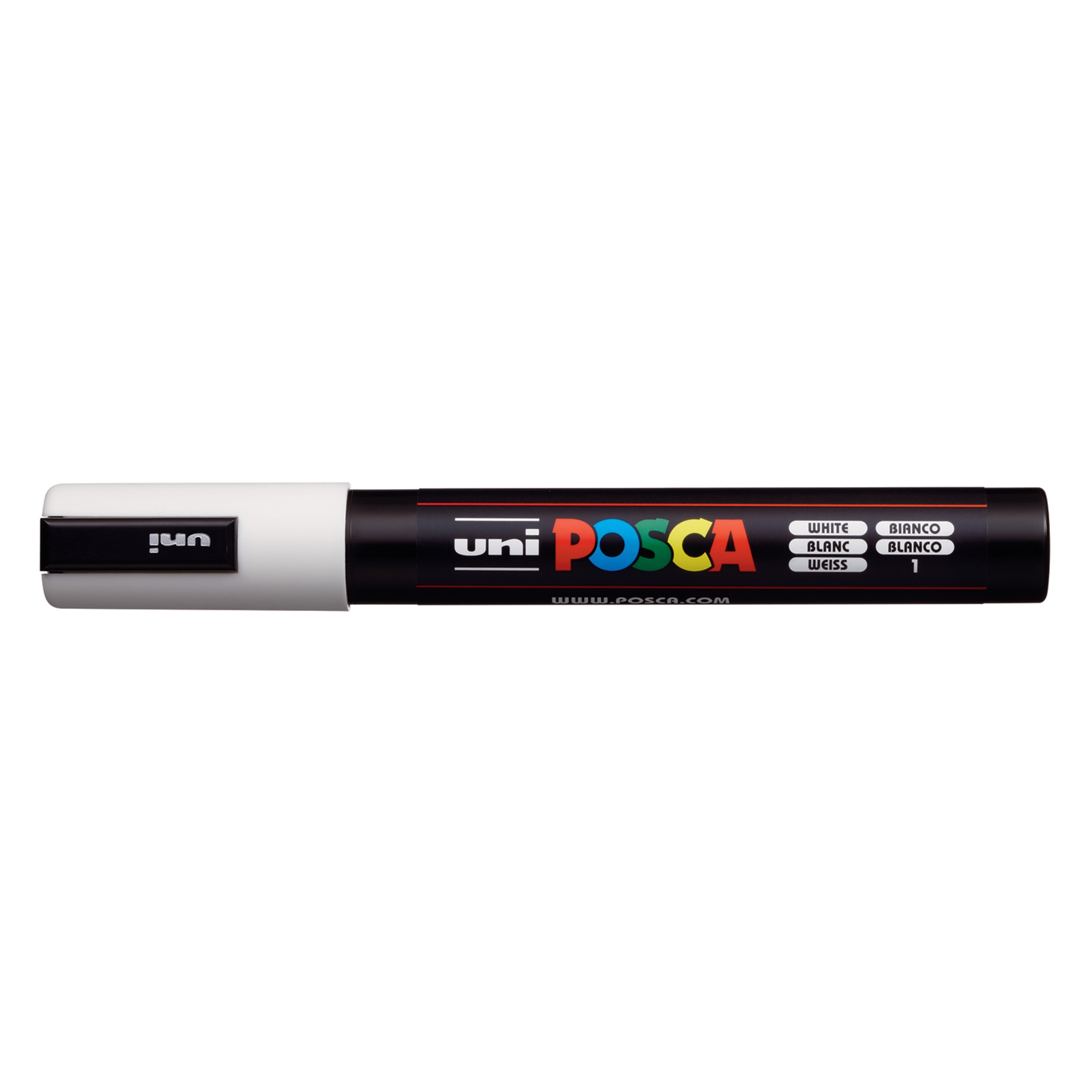 POSCA Paint Marker, PC5M Medium Bullet, White Ubuy Kosovo