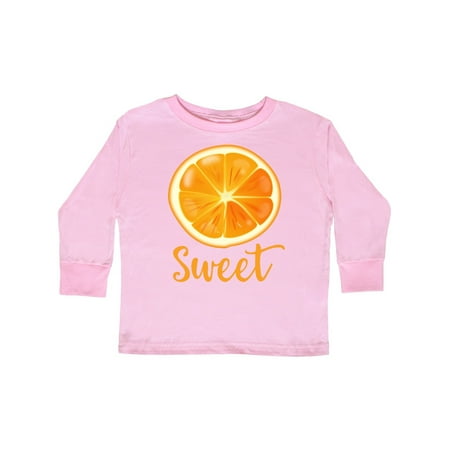 

Inktastic Sweet Orange Gift Toddler Boy or Toddler Girl Long Sleeve T-Shirt