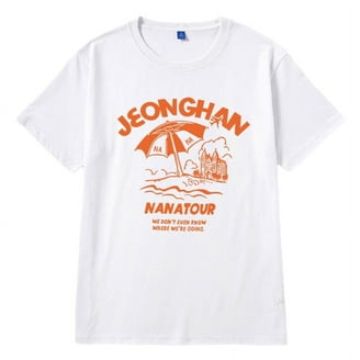 Seventeen T-shirt Short Sleeve Nanatour Merch K pop Music Harajuku