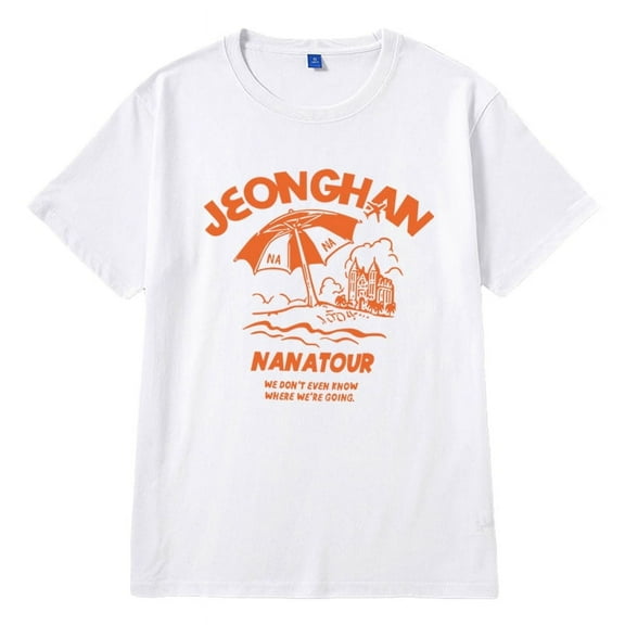Seventeen T-shirt Short Sleeve Nanatour Merch K pop Music Harajuku Jeonghan Hoshi Wonwoo For Fans CARAT T Shirt Tee