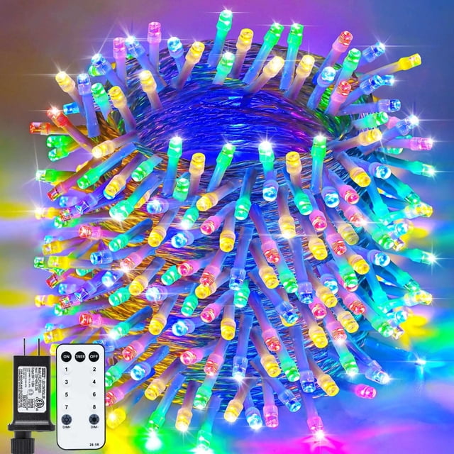 Luces navideñas ZHOUDUIDUI 800LED 100 m multicolor 8 modos