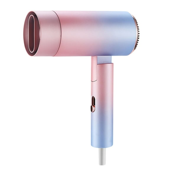lulshou Hair Dryer Clearance, Foldable Mini Home 3-speed Strong Wind Student Dormitory Special Silent Hair Dryer