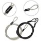 thumbnail image 2 of 20x Candado de Cable Seguridad de Viaje 100 cm / 3,3 Pies , Candado Equipaje con Cable de Seguridad con Revestimiento de Acero, 2 of 5