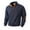 Navy, variant on Fashion Mens Tees Shirt Waffle Knit Long Sleeve Button up Stand Collar Pullover Sweater Tops Lightweight Casual Basic Athletic T-Shirts with Elbow Patches Navy S