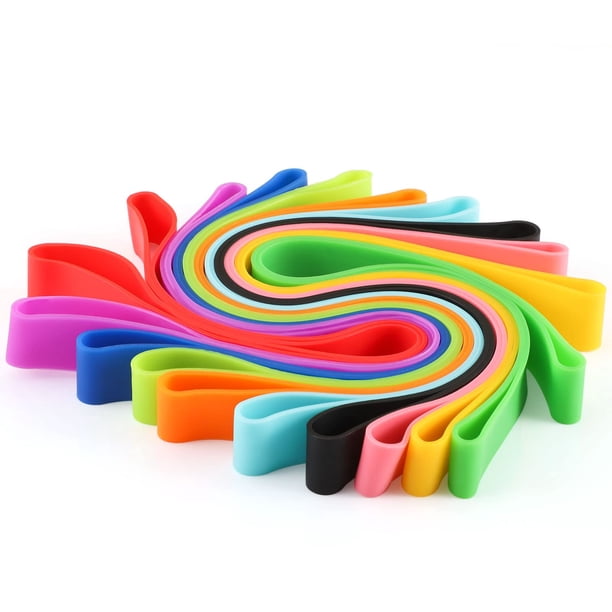 Pinzas de silicona para toallas Prudiut con bandas elásticas, 30 x 1,8 cm