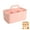Pink, variant on Desktop Stationary 5 Compartments Marker Caddies with Handle Big Capacity Art Supply Storage Holder
