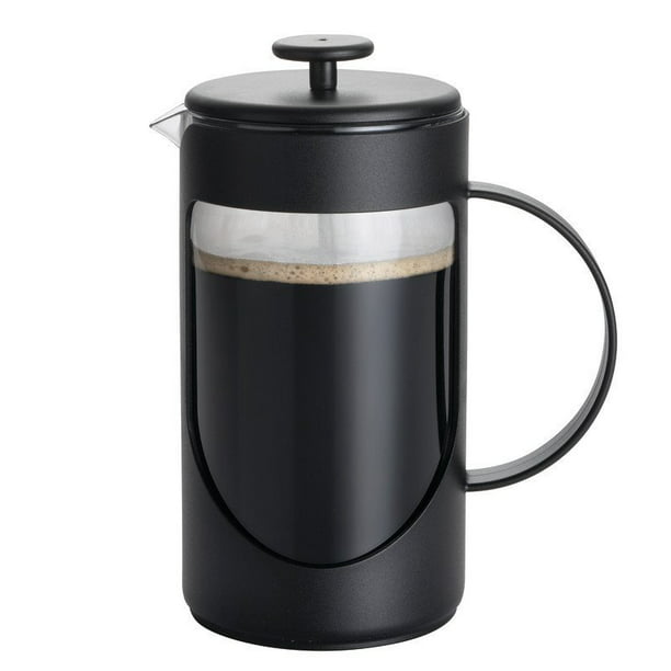 BonJour Coffee Unbreakable Plastic French Press, 8-Cup, Ami-Matin,  Multicolor