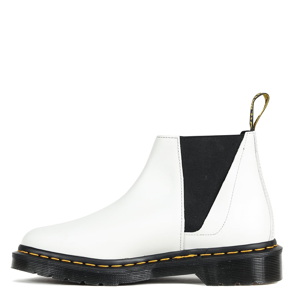 dr martens white chelsea boots
