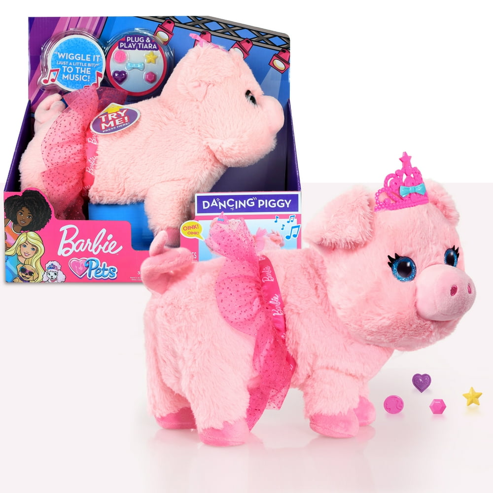 Barbie Dance & Prance Piggy Plush, Ages 3+ - Walmart.com - Walmart.com