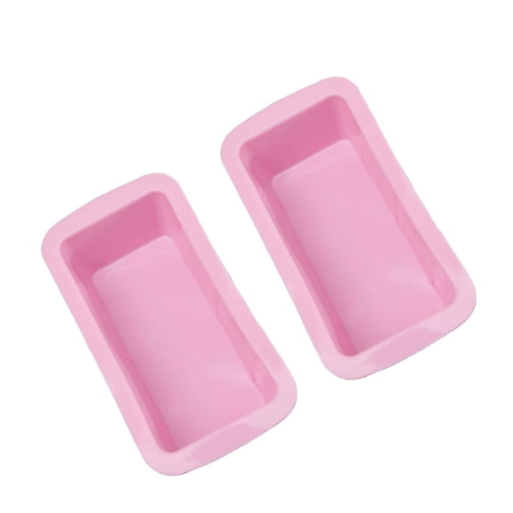 WHAMVOX 2-Piece Silicone Baking Mold Set, Non-Stick Kitchen Bakeware for Cake, Chocolate, Jelly, Bread, Easy to Clean and