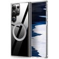 thumbnail image 1 of For Samsung Galaxy S22 Ultra 5G Phone Case Compatible with MagSafe TPU PC Clear Back Cover, 1 of 5