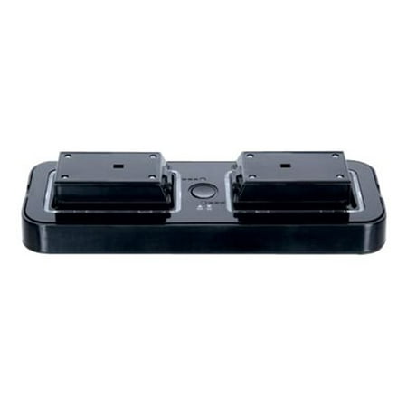 dreamGEAR Power Base - Charging stand + AC power adapter 2 x - Li-Ion - 400 mAh - black - for Microsoft Xbox 360 Wireless Controller