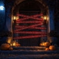 thumbnail image 5 of Halloween Party Decorations, Spooky Halloween Decorations, Halloween Party Supplies, Halloween Wall Decor, 9 Meter Long Yellow Haunted Warning Barrier Tape, 5 X 2.5 Inch Size, 5 of 7