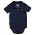 thumbnail image 2 of OshKosh B'gosh Baby Boys' Pique Polo Bodysuit - Navy - 9 Months, 2 of 3