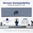 thumbnail image 6 of VIVO Full Motion 49" Ultrawide Monitor Wall Mount, 6 of 8