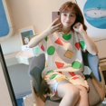 thumbnail image 3 of Pijama Sin Chan para mujer, ropa de dormir, trajes con pantalones cortos, conjunto de ropa de casa, 2021, 3 of 4