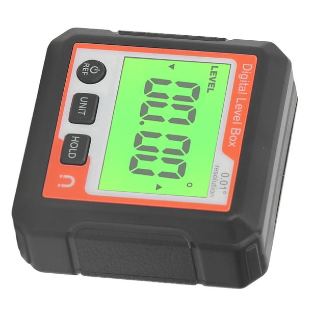Nivel Digital, Medidor De ángulos Portátil, Transportador, Inclinómetro Con Base Magnética Y Gran Pantalla LCD Retroiluminada Para Carpintería, Construcción, Albañilería.