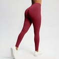 thumbnail image 4 of REALiKUN Hidden Scrunch Butt Workout Leggings for Women Seamless Mid Low Waist 25" Impact Yoga Pants, 4 of 8