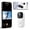 White, variant on 4K Mini Action Camera, Portable Thumb Sports Camera, Magnetic Wearable Body Cam, 118° Wide Angle, HDR, Loop Recording, Waterproof for Cycling Hiking Travel,White
