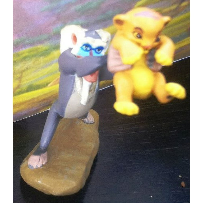 4 Disney Lion King Rafiki with Baby Simba Figure Cake Topper Party Favor Doll Toy Style May Differ Walmart