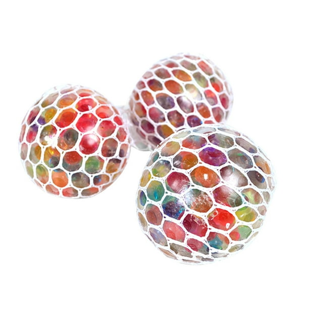 Boules anti-stress spongieuses pour adultes et enfants - 8 Pk Boule de  stress changeant de couleur Fidget Toy Squeeze Boules de stress colorées  Soulagement du stress sensoriel et de l'anxiété