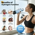 thumbnail image 4 of Homelife Hydrogen Water Bottle Generator 460ml Ion Membrane Electrolysis Tech 3 Min 2300+ PPB Hydro Water Cup Rechargeable Hydrogen Water Bottle Machine for Home Office Travel, 4 of 13