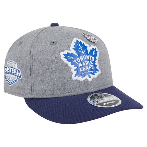 Men's New Era  Gray/Blue Toronto Maple Leafs Wool Pin Low Profile 9FIFTY Snapback Hat