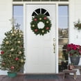 thumbnail image 2 of Northlight 24" Unlit Lush Mixed Pine Artificial Christmas Wreath, 2 of 6