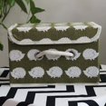 thumbnail image 1 of Boîte de Rangement en Coton et Lin Imprimée Grande Petite Boîte de Rangement en Coton Boîte de Finition avec Couvercle Poignée en Corde de Coton, 1 of 6