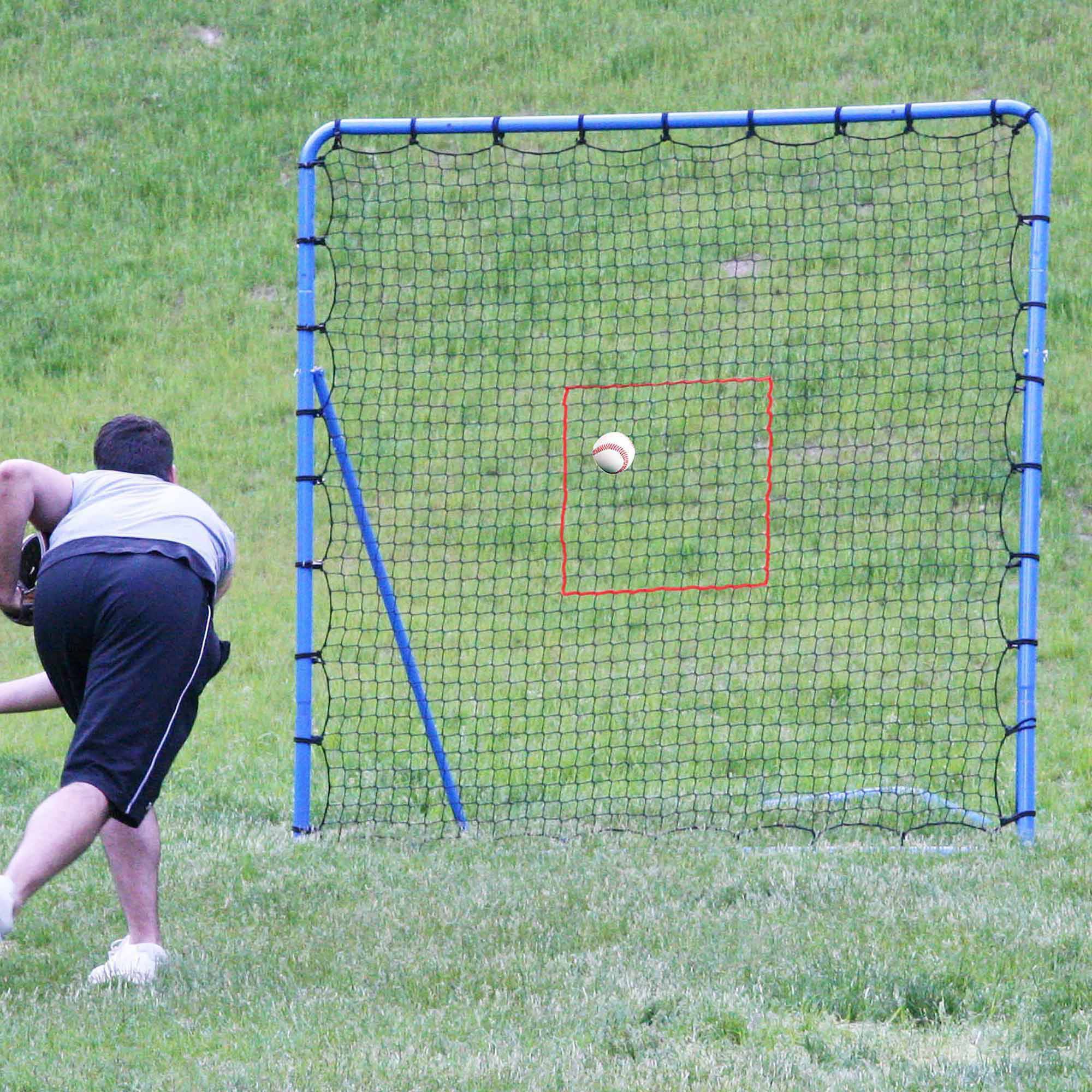 EZ Goal Baseball Monster 6' x 6' Rocket Back Rebounder Throwback - image 5 of 10