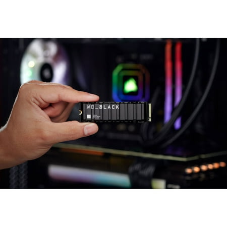 WD - SN850X 1TB Internal SSD PCIe Gen 4 x4 NVMe with Heatsink for PS5 and Desktops