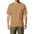 thumbnail image 2 of HAJWOH Mens Solid Color T-Shirts Short Sleeve Cotton Crew Neck Lightweight Moisture Wicking Casual Soft Basic Plain Tee Shirts, 2 of 4