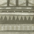 thumbnail image 1 of Ahgly Company Machine Washable Indoor Square Contemporary Sage Green Area Rugs, 6' Square, 1 of 7