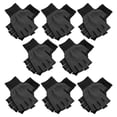 thumbnail image 1 of unbranded 8 Pares Guantes De Trabajo Sin Dedos En Color Negro Para De Precisión Y Agarre, 1 of 8
