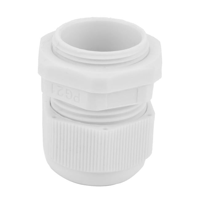 Cablewaterproofconnector, 10PCS/set IP68 Impermeable Blanco Conector de glándula impermeable Cable de nailon Conector impermeable Artesanía superior