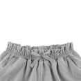 thumbnail image 6 of SHTXOZHI Solid Color Shorts for Girls Elastic High Waisted Shorts Cute Tie Casual School Uniform Shorts with Pockets, 6 of 8